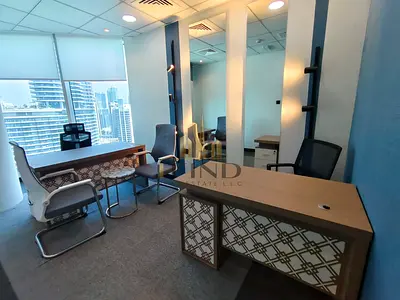 مساحات مكتبية فاخرة ومجهزة بالكامل | برج "ذا برايم" (The Prime Tower)، الخليج التجاري (Business Bay)