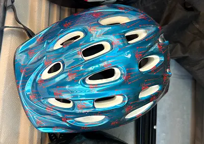 Kids/Adult Bicycle Helmet - Blue, Good Condition
