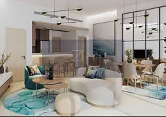 Waterfront 1BR Apartment | Lagoon & Marina Views | Furnished