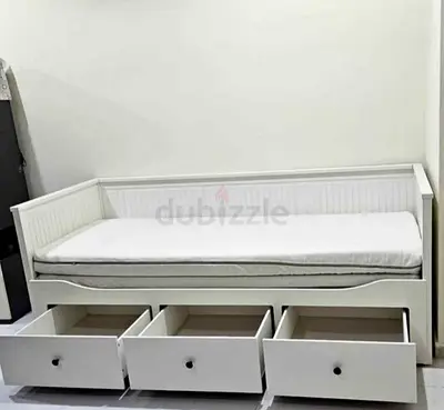 Ikea hemnes day bed with mattress 2
