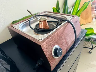 Electric Turkish Coffee Maker / Single Burner Copper Almost New.