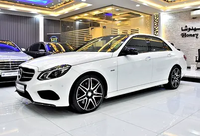 EXCELLENT DEAL for our Mercedes Benz E500 ( 2016 Model ) in White Color GCC Specs