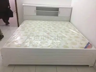 Brand new King size wooden bed frame with Mattress available