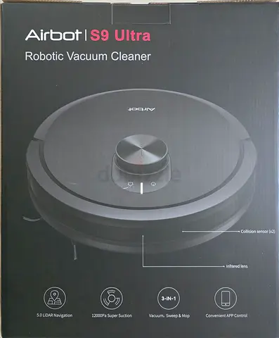 Airbot S9 Ultra Robotic Vacuum Cleaner - New in Box
