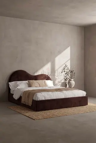 Premium Upholstered Fabric Bed – Modern Elegance