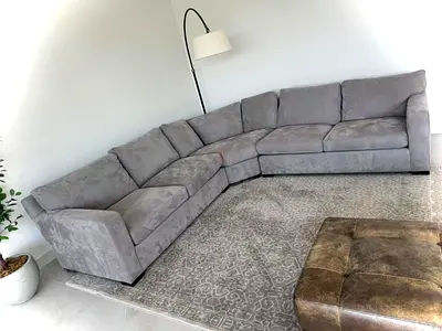 Axis Feather filled Corner L Shape Sofa crate and barrel