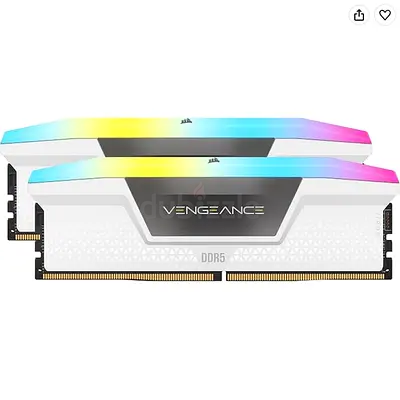 CORSAIR Vengeance RGB DDR5 RAM 32GB (2x16GB) 6000MHz