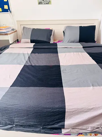 King-size bed from home center
