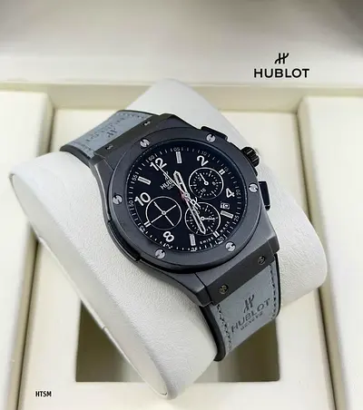 Hublot mens quartz chrono watch
