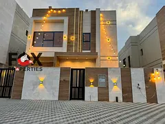 FOR RENT: Villa in Al Helio 2, Ajman, 4 master bedrooms, 6 bathrooms, living room and majlis, AED 10