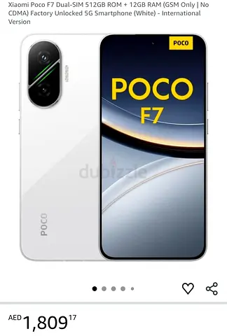 POCO smartphone - excellent condition, January this year