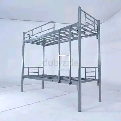 Metal Bunk Bed Frame - Double Decker Steel Bed (Good Condition)
