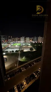 One-bedroom apartment with a living room for rent in Sharjah, Al Majaz 3.