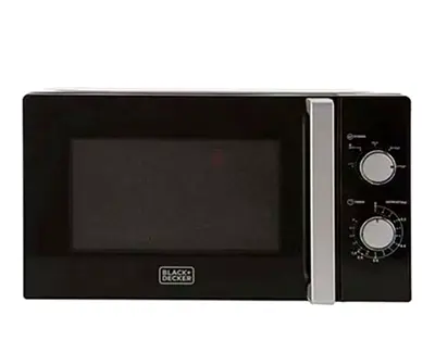 Black & Decker Microwave Oven - LIGHT USAGE 700W, 20L Capacity, Defrost Function