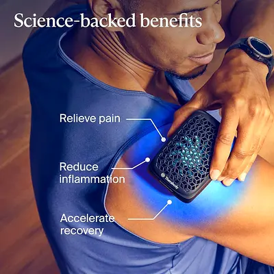 Therabody RecoveryTherm Cube Instant Heat, Cold & Contrast Therapy for Pain Relief in Knee