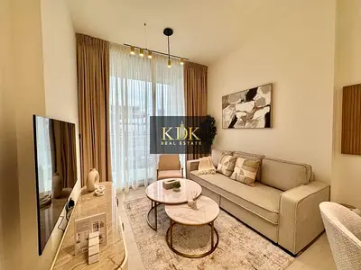 Furnished 1BR Apartment | **Binghatti Amber** | City View Balcony