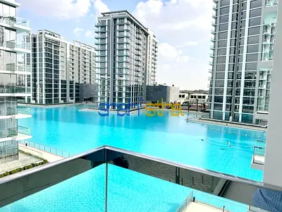 Stunning Lagoon and Burj Khalifa View | 2 Bedroom | Vacant | With Gym in the Building