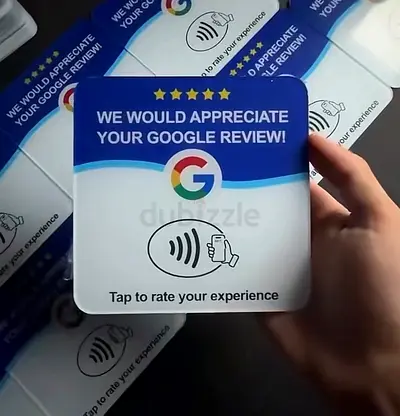 Google reviews card