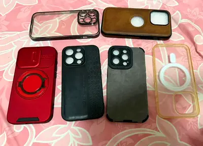 iPhone Protective Cases Bundle – Leather, Clear, Armor & MagSafe