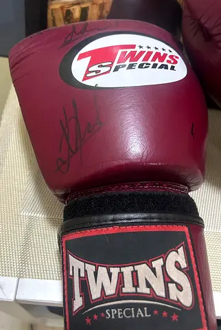 Twins Special Boxing Glove (Signed) - Good Used Condition
