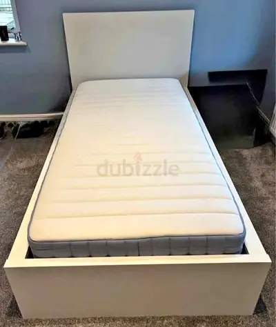 Ikea Single Bed with Mattress Available in Perfect Condition