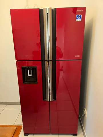 Hitachi Four doors Side-by-Side Refrigerator With Water Dispenser Flawless Condition