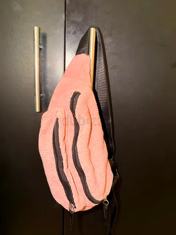 Pink Corduroy Waist/$%&!# Pack with Double Zips