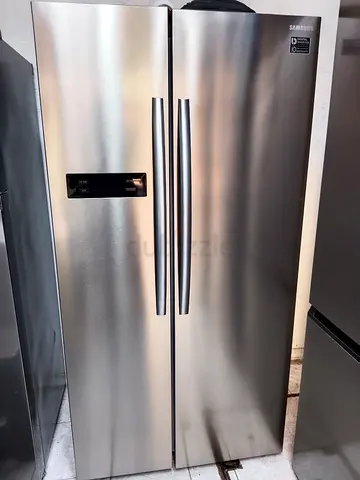 Samsung Side-by-Side Stainless Steel Refrigerator - Good Condition