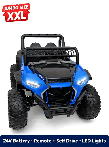 JUMBO XXL RZR 1000 24V Buggy - Remote+Self Drive - USB Music Horn - LED