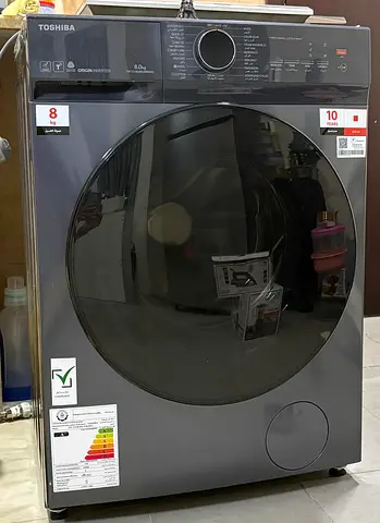 Toshiba 8kg Front Load Washing Machine - Premium Condition In Warranty