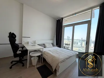 استوديو مفروش | برج بلوم C | إطلالة على المدينة
