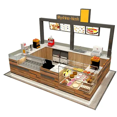 Luxury Food Kiosk Design For Sale Near You
