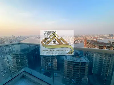 Apartment for Annual Rent in oasis towers Towers, Ajman | Comfortable Living | Open View | withe parking | gum | swiming pool | greate price | book no