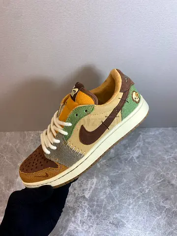 Jordan x Zion Williamson Air Jordan 1 Low OG "Voodoo" shoes unisex