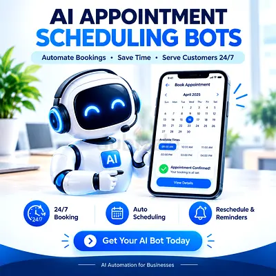 AI Appointment Scheduling Bots for Businesses | 24/7 Booking