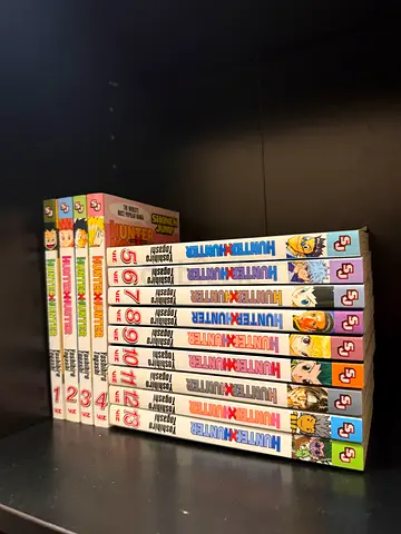 Hunter x Hunter manga volumes 1–13 (English paperback)