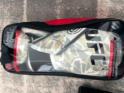 Pair of Octagon Camo Boxing Gloves with Carry Case - New/Unused