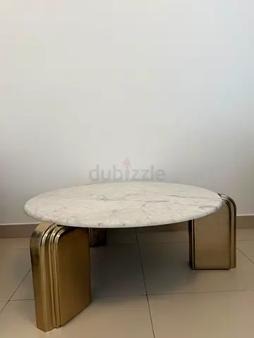Coffee table marble top