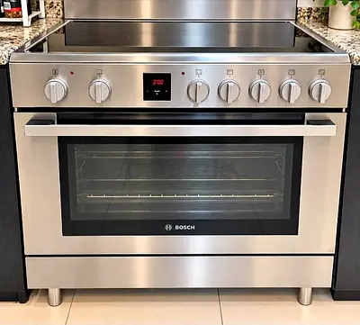 Bosch electric ceramic cooker 90cm same like new condition