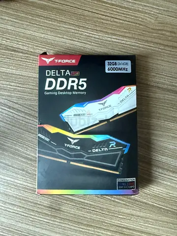 T-Force Delta RGB DDR5 32GB (2x16GB) 6000MHz Gaming Memory - New in Box