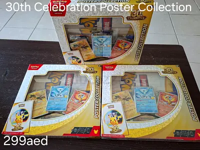 Pokemon 30th Celebration Poster Collection - a Box Set (Brand New)