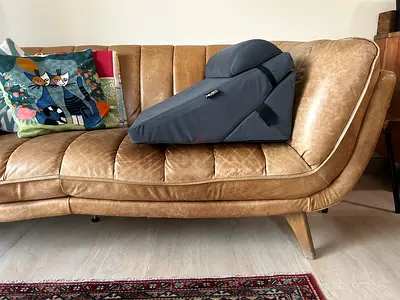 Reclined Pillow for Comfortable TV lounging or Reflux Relief at night