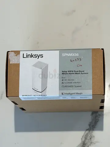 Linksys AX5400 WiFi 6 Dual Band Mesh Router (new and boxed)