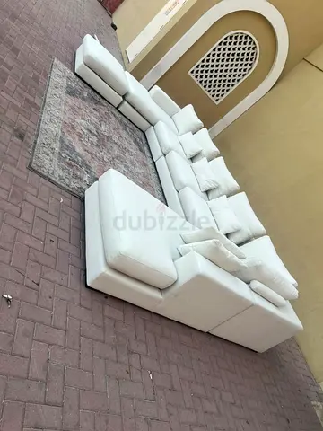 Marina home U Shape Sofa Beige Excellent Condition