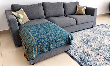 IKEA VIMLE 3 Seat L Shape Sofa with Chaise & Storage – Grey