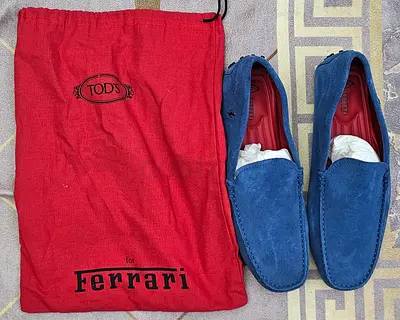 Luxury Men’s Shoe by Ferrari Tod’s جزمة شوز رجالي براند اصلي