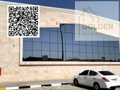 مصنع متكامل في صناعية الصجعة – الشارقة، على شارع أمامي وشارع خلفي، بمساحة إجمالية 29,000 قدم مربع، مع شبرة بمساحة تقريبية 17,000 قدم مربع، 4 بوابات، 1