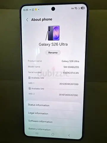 Samsung Galaxy S26 Ultra 256 - Good Condition