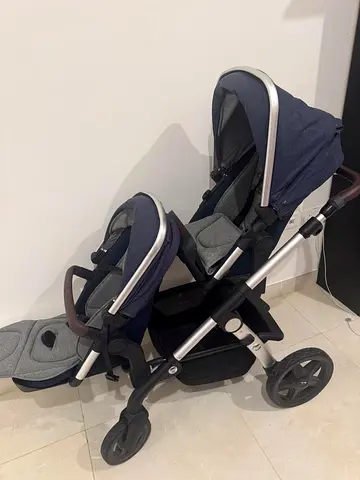 Silver Cross Wave Single-to-Double Stroller, Full Bundle