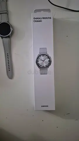 Samsung Galaxy Watch 6 Classic 47mm Silver + Box + Samsung Care+ until April 2028!